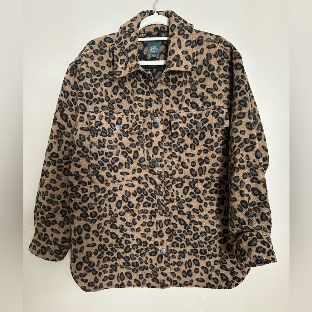 Wild Fable Leopard Shacket